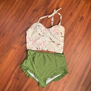 Cute two piece swimsuit